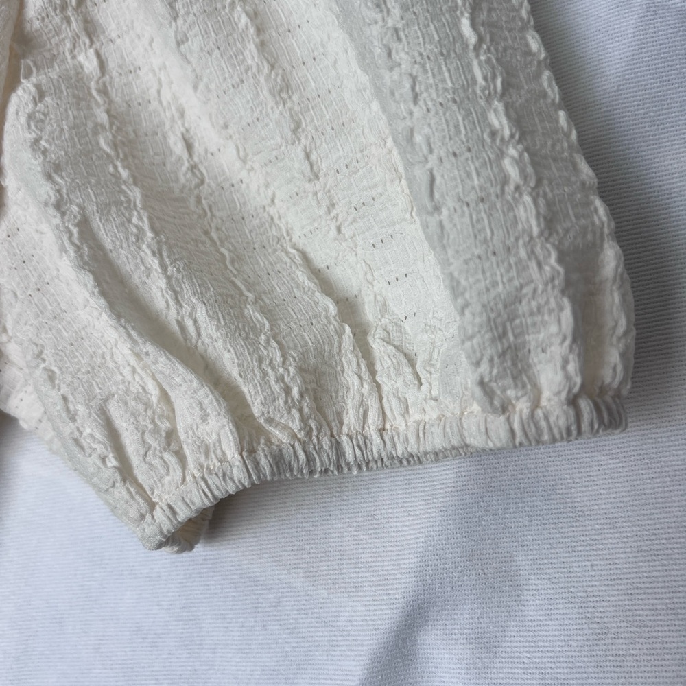 Polagram Cream Blouse NWOT 1XL - Picture 5 of 9